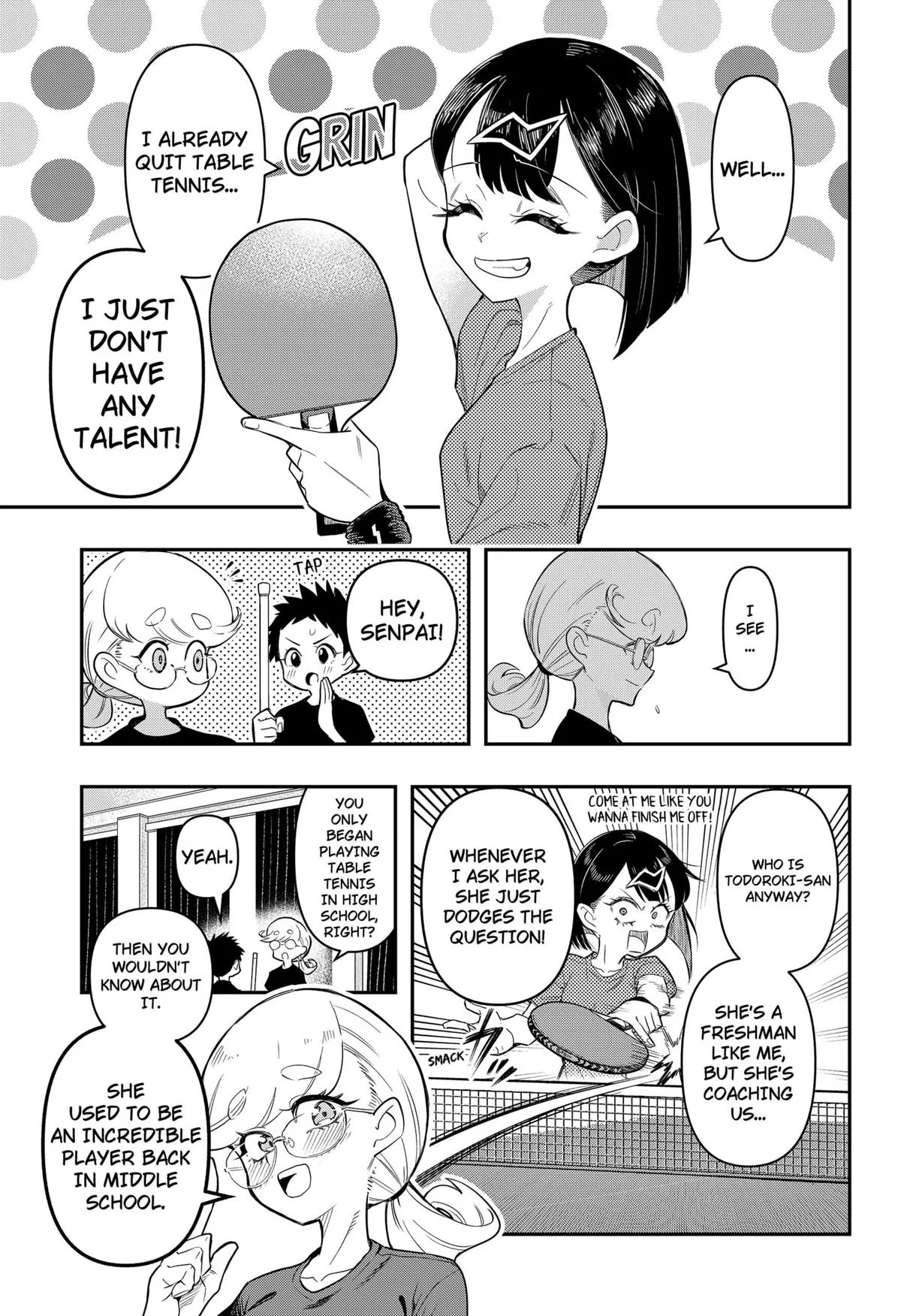 Shunrai Table Tennis, chapter 1, page 6