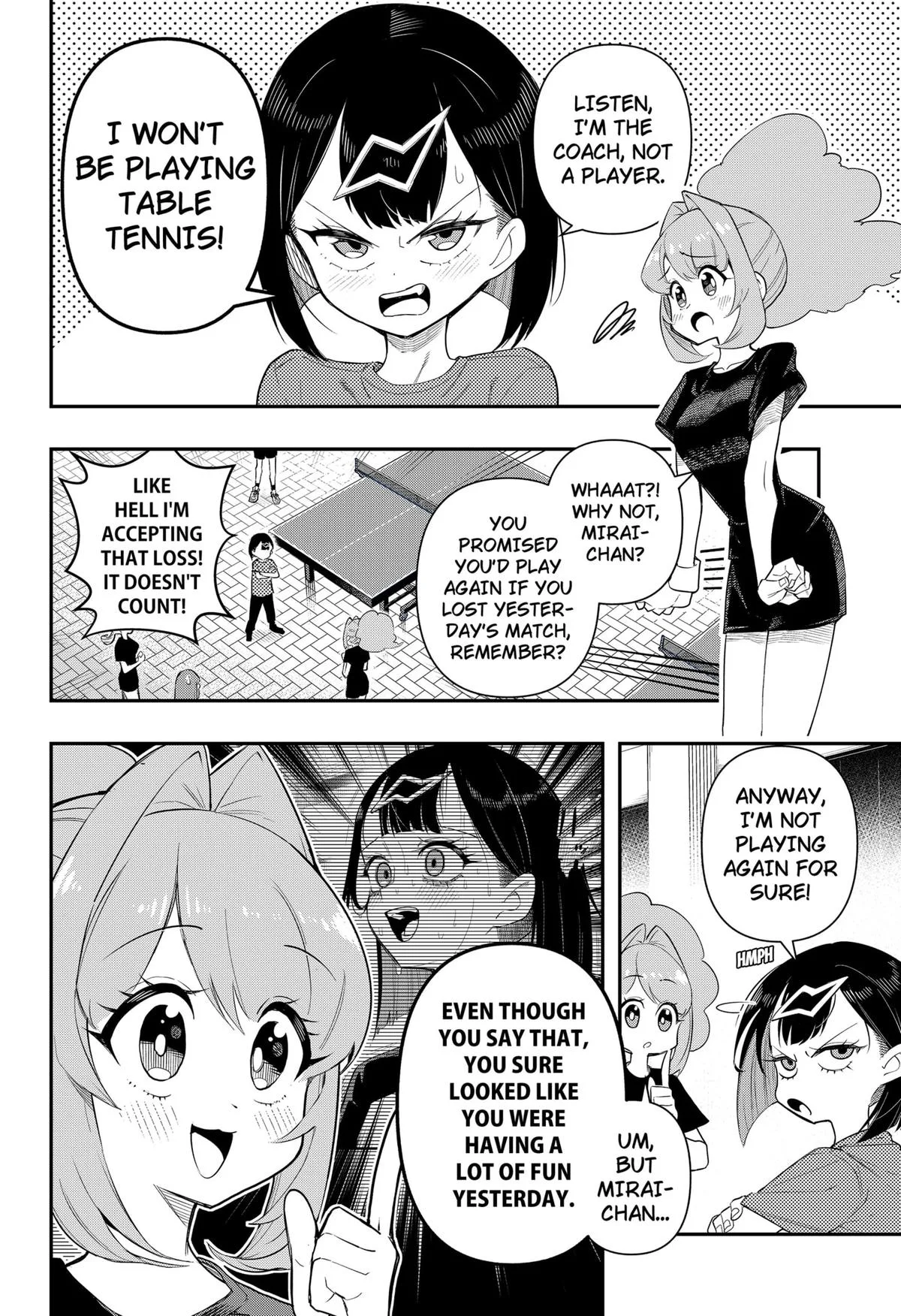 Shunrai Table Tennis, chapter 2, page 4