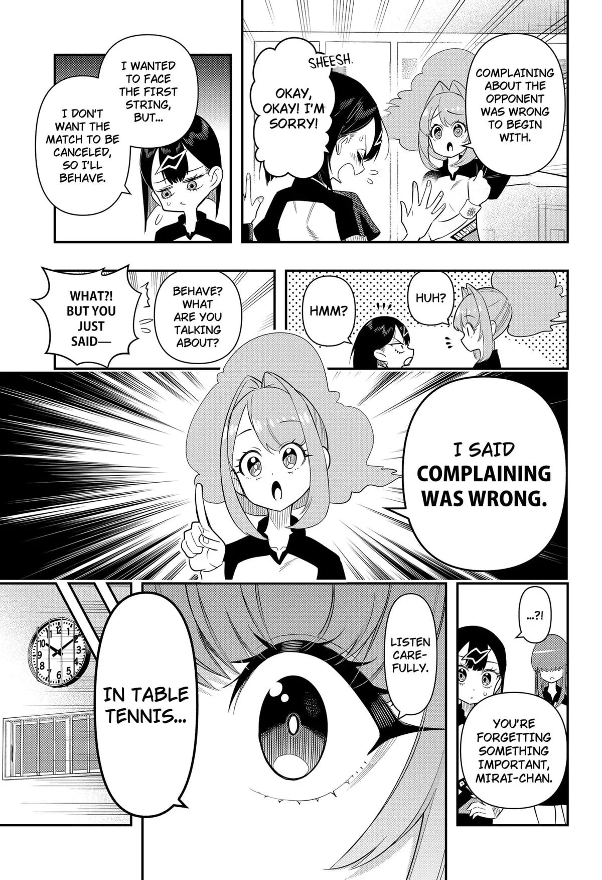Shunrai Table Tennis, chapter 3, page 11