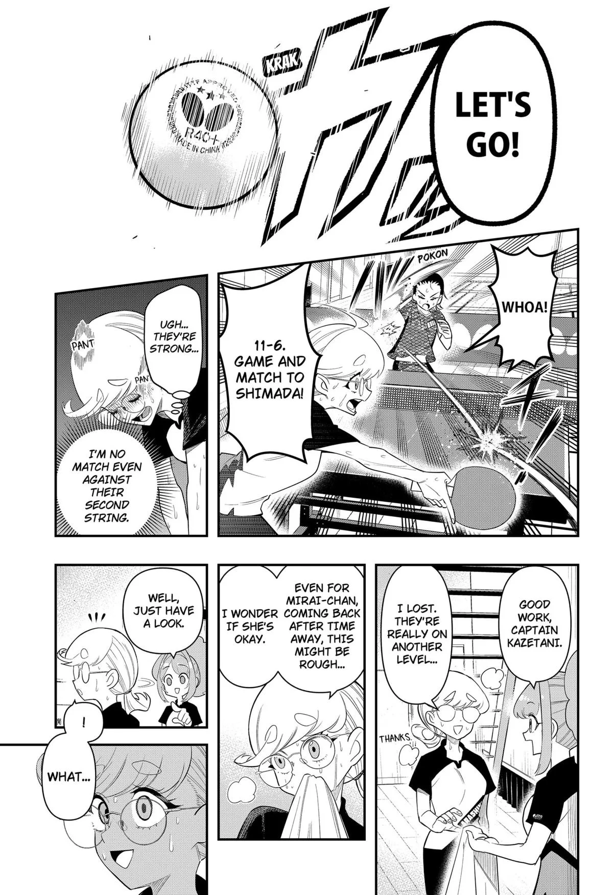 Shunrai Table Tennis, chapter 3, page 19
