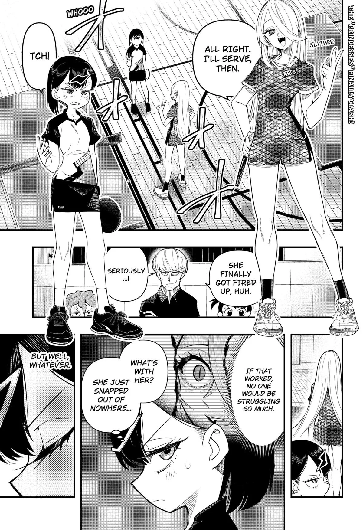 Shunrai Table Tennis, chapter 5, page 1