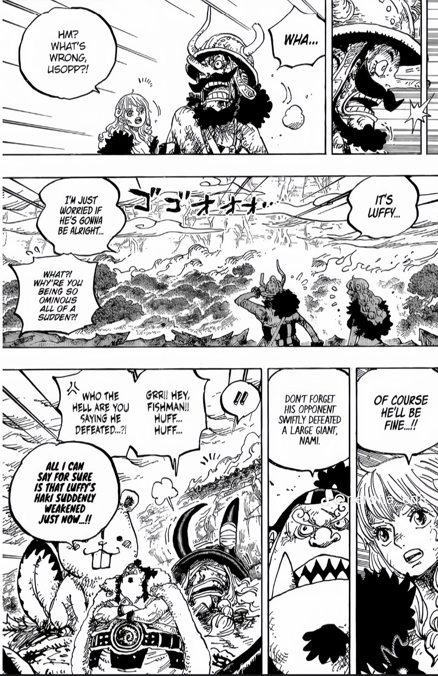 One Piece Manga, chapter 1189, page 3