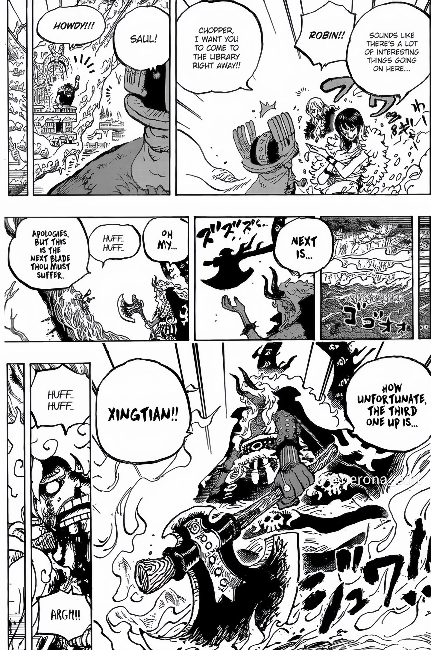 One Piece Manga, chapter 1189, page 13