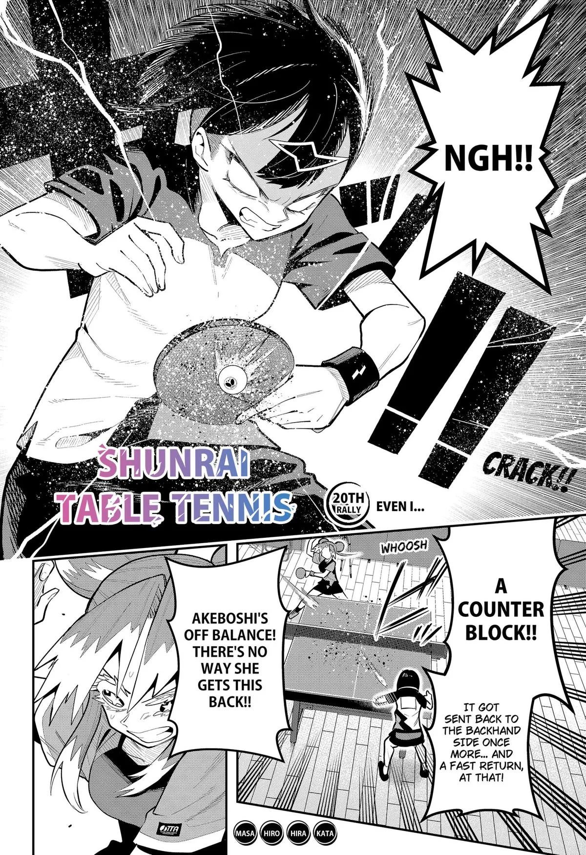 Shunrai Table Tennis, chapter 20, page 2