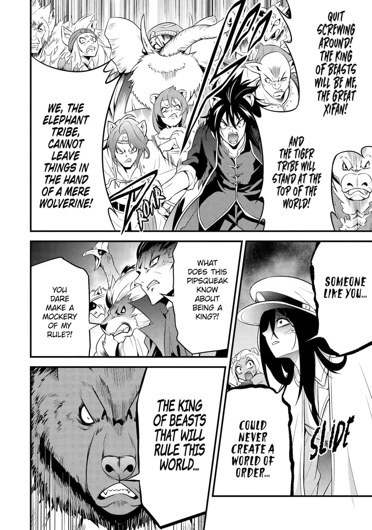 The Beast King Ouma Reconquers the World, chapter 14, page 28