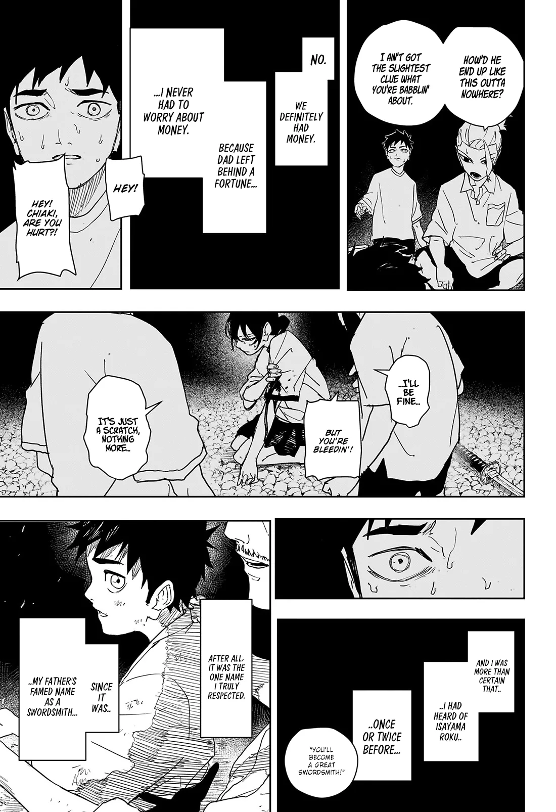 Kagurabachi, chapter 127, page 3