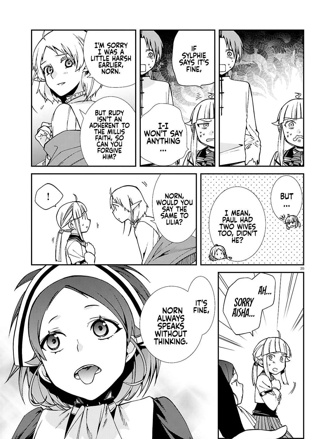 Mushoku Tensei: Jobless Reincarnation, chapter 116, page 73