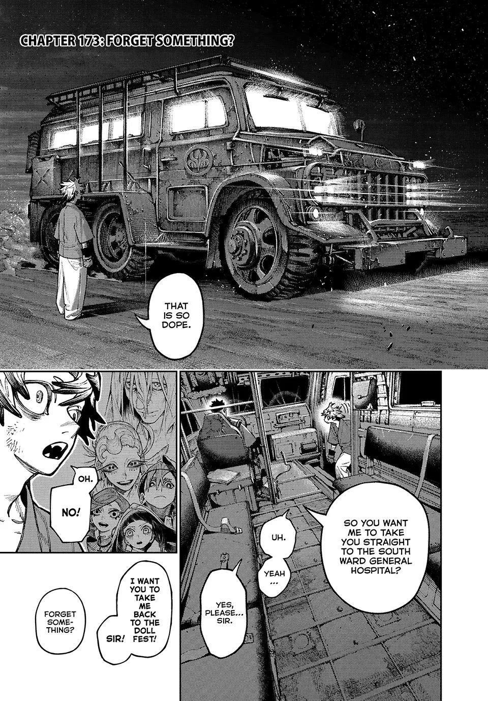 Gachiakuta Manga, chapter 173, page 1