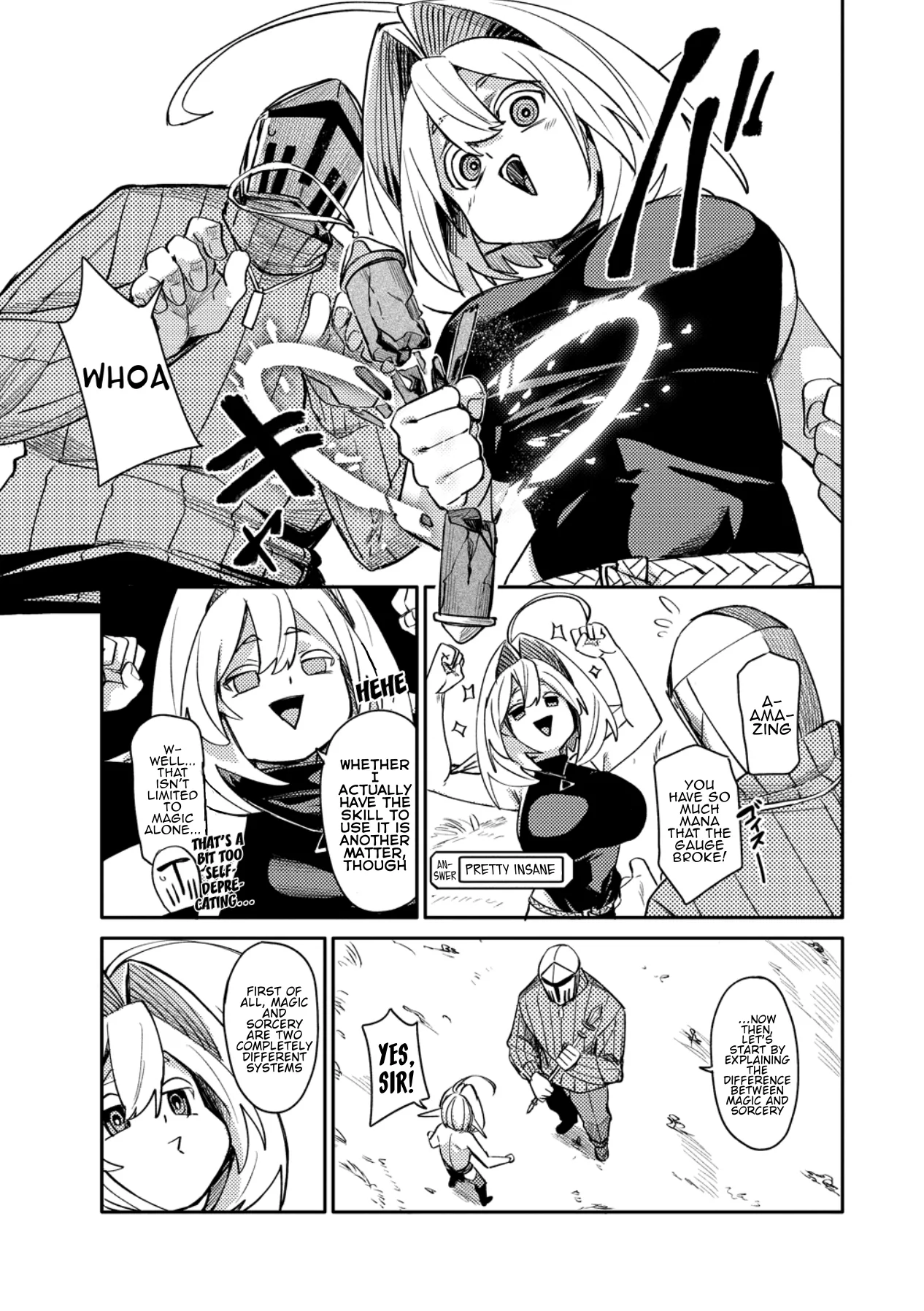 The Elf Picked Up a Heavy Knight., chapter 3, page 7