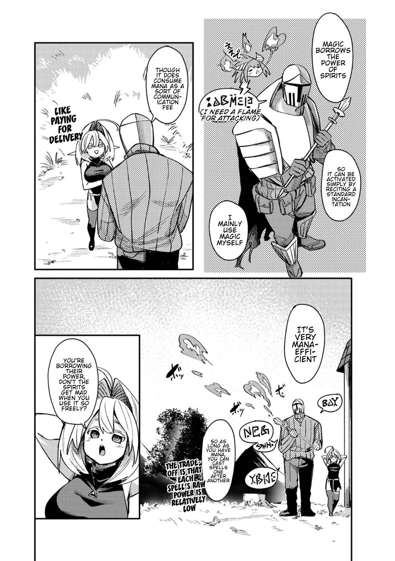 The Elf Picked Up a Heavy Knight., chapter 3, page 8