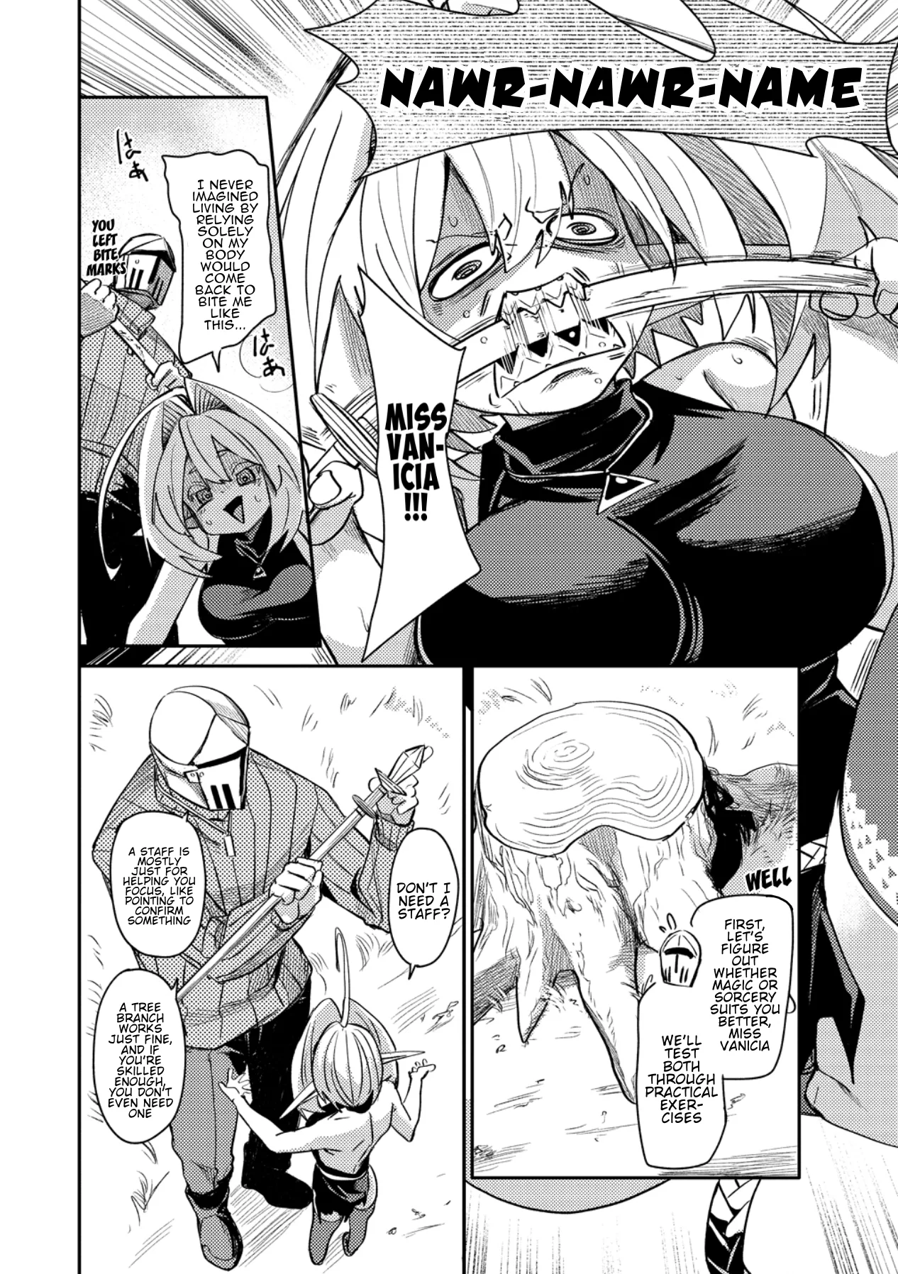 The Elf Picked Up a Heavy Knight., chapter 3, page 10