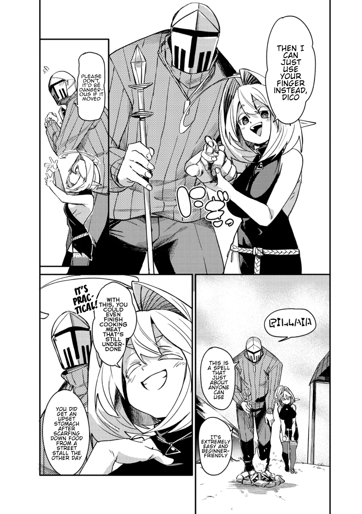 The Elf Picked Up a Heavy Knight., chapter 3, page 11