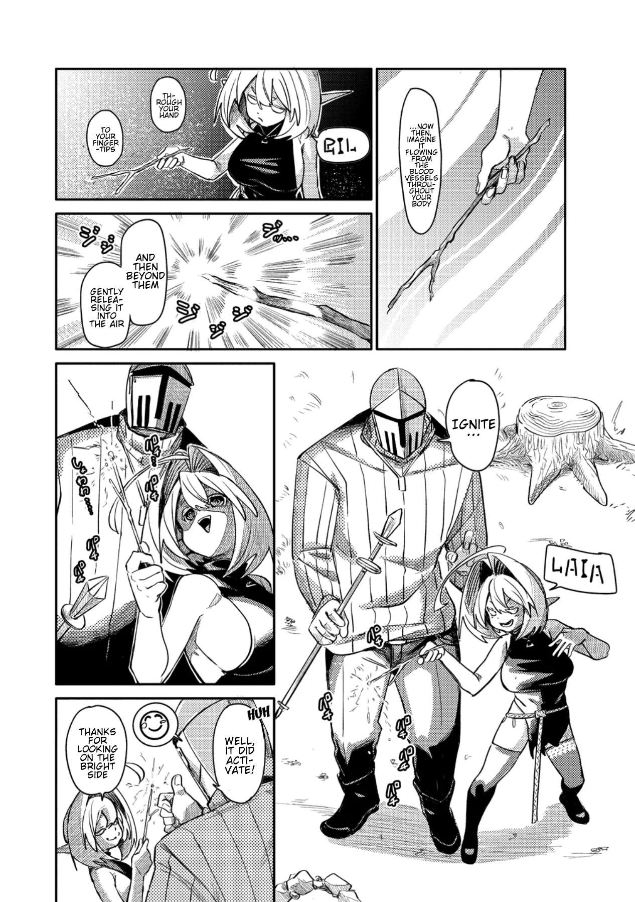 The Elf Picked Up a Heavy Knight., chapter 3, page 12