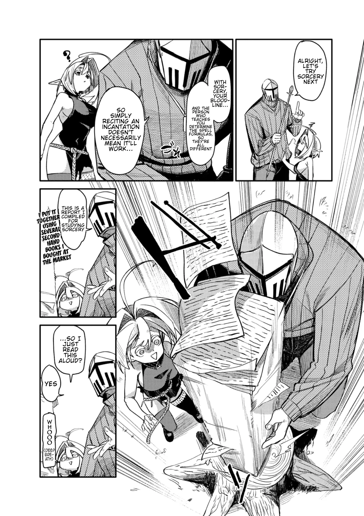 The Elf Picked Up a Heavy Knight., chapter 3, page 13