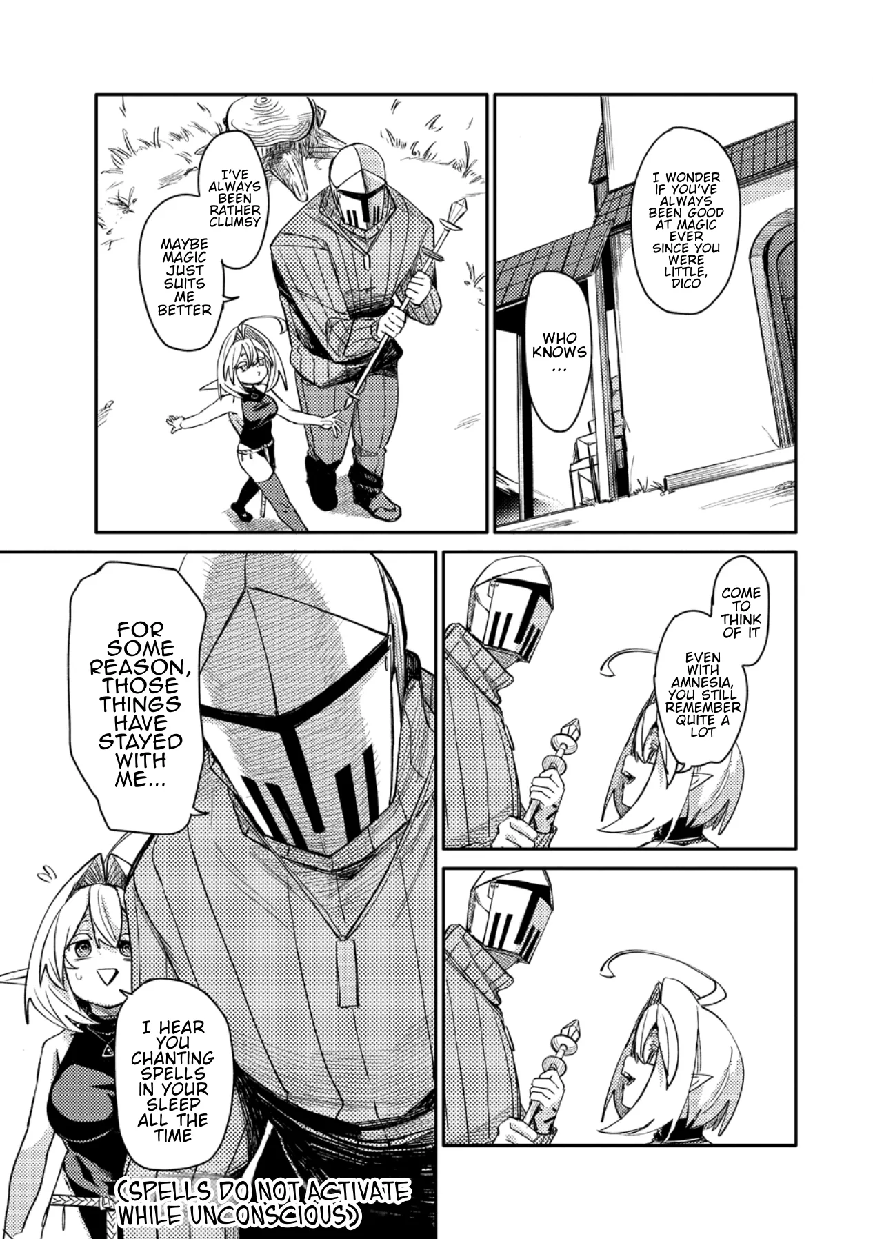 The Elf Picked Up a Heavy Knight., chapter 3, page 17