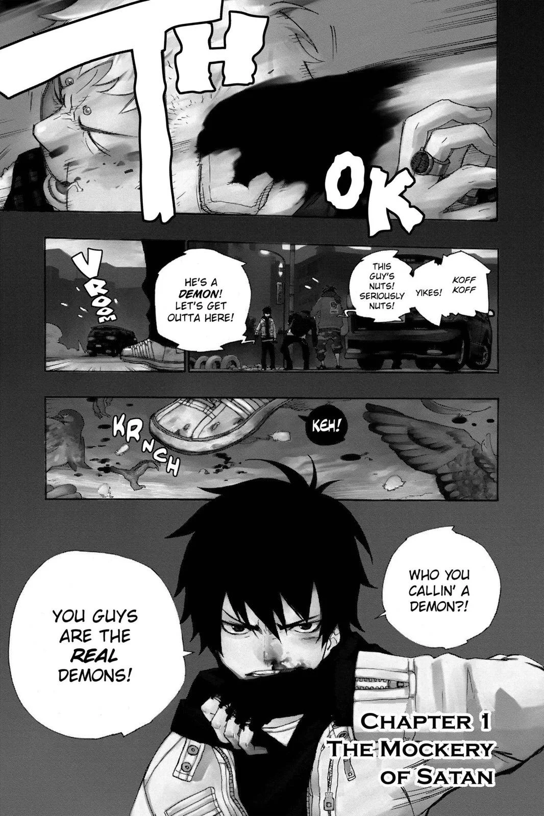 Blue Exorcist, chapter 1, page 4