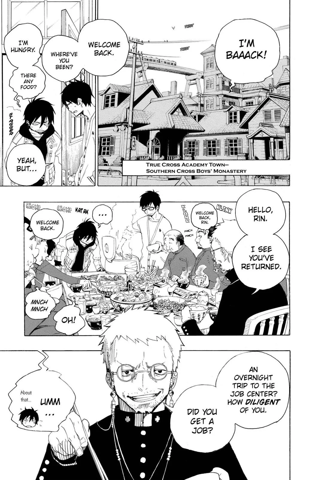 Blue Exorcist, chapter 1, page 7