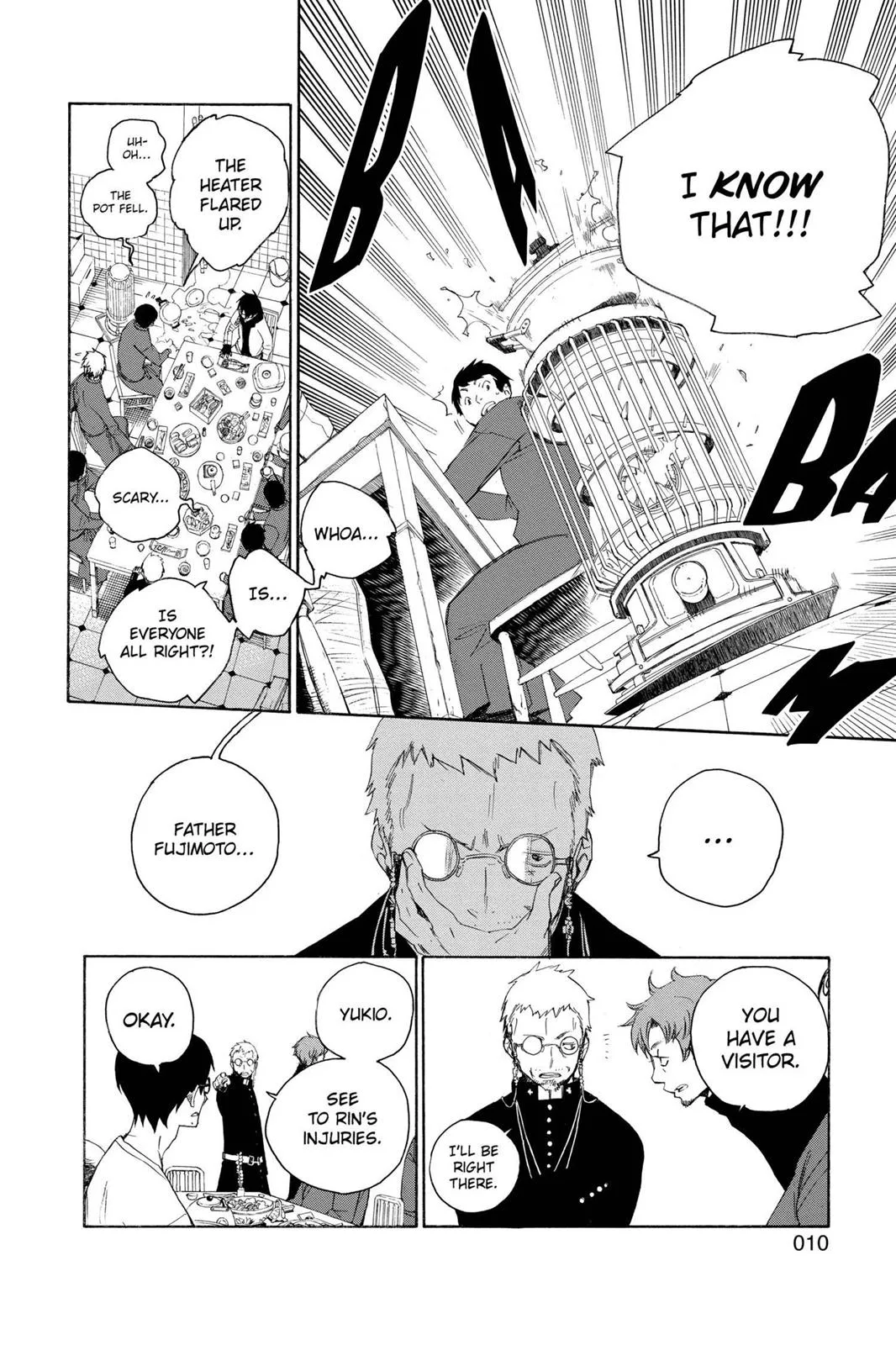 Blue Exorcist, chapter 1, page 10