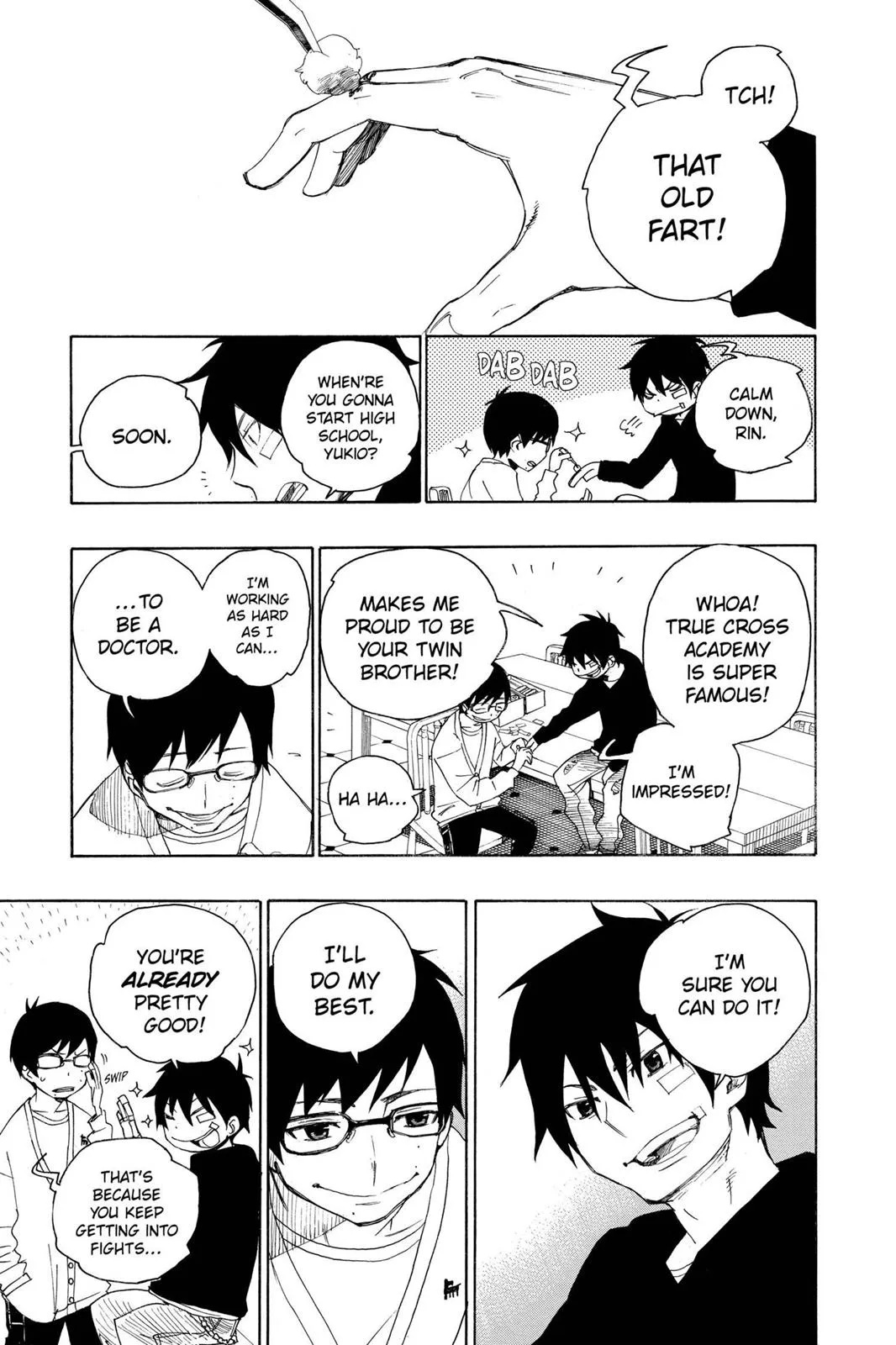 Blue Exorcist, chapter 1, page 11
