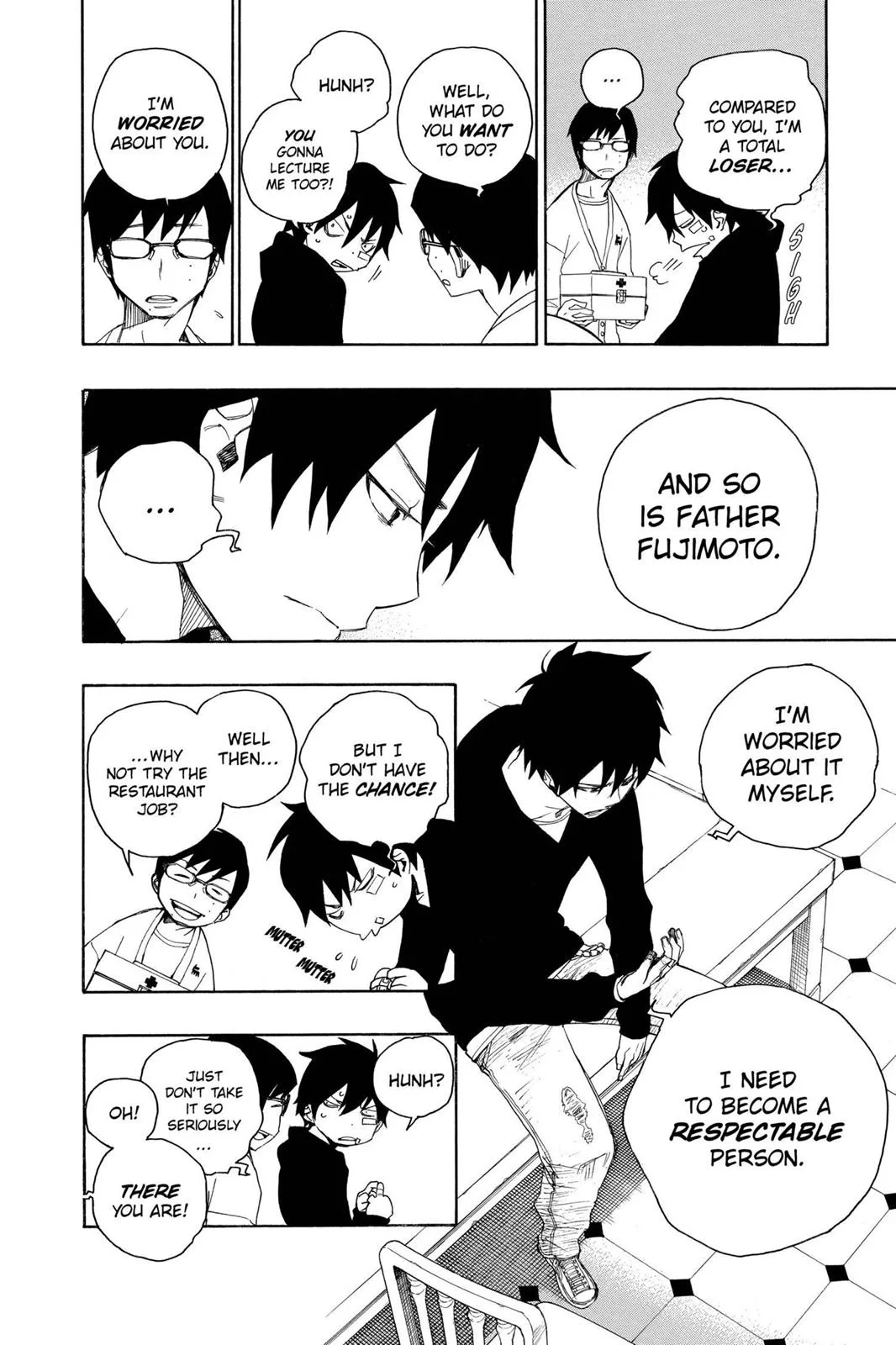Blue Exorcist, chapter 1, page 12