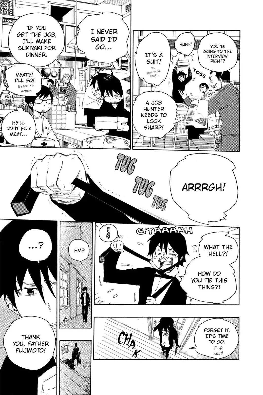 Blue Exorcist, chapter 1, page 13