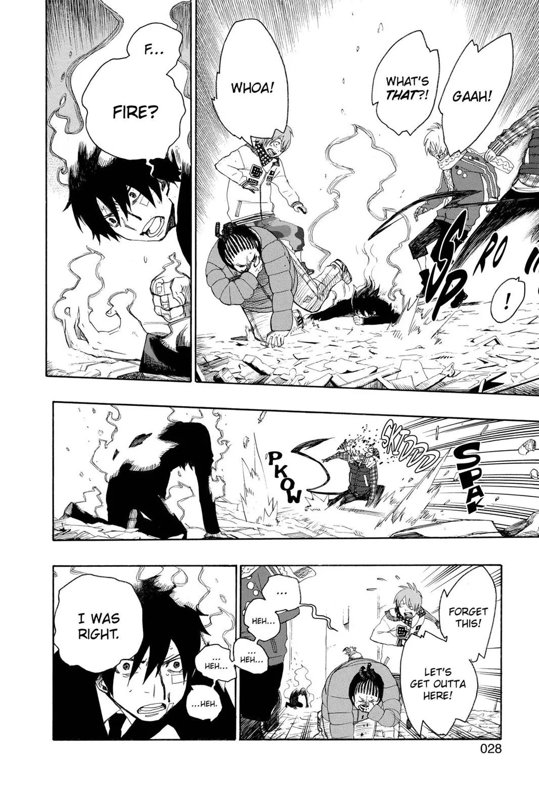 Blue Exorcist, chapter 1, page 28