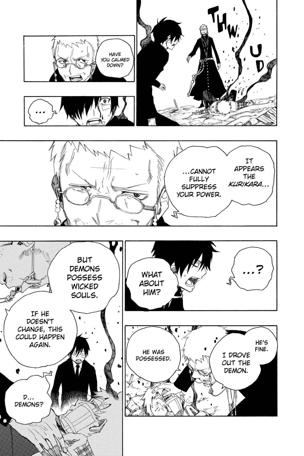 Blue Exorcist, chapter 1, page 33