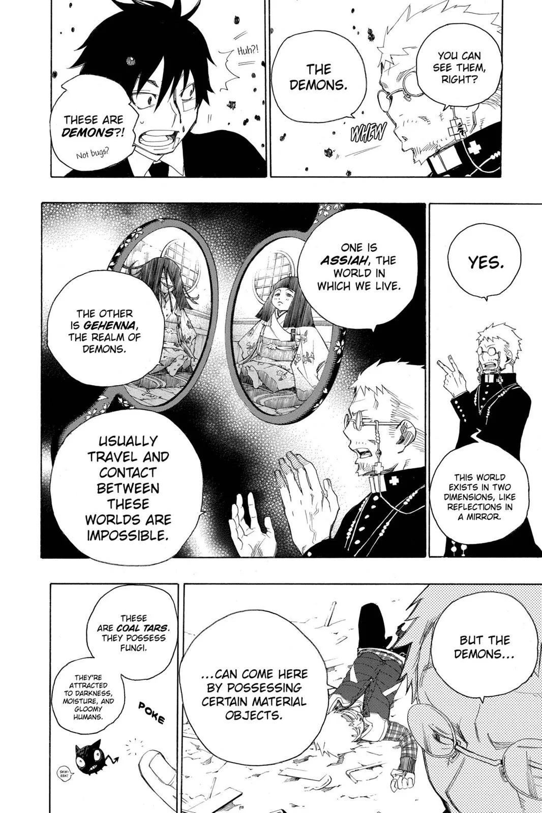 Blue Exorcist, chapter 1, page 34