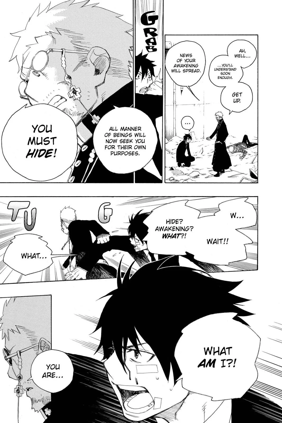 Blue Exorcist, chapter 1, page 35