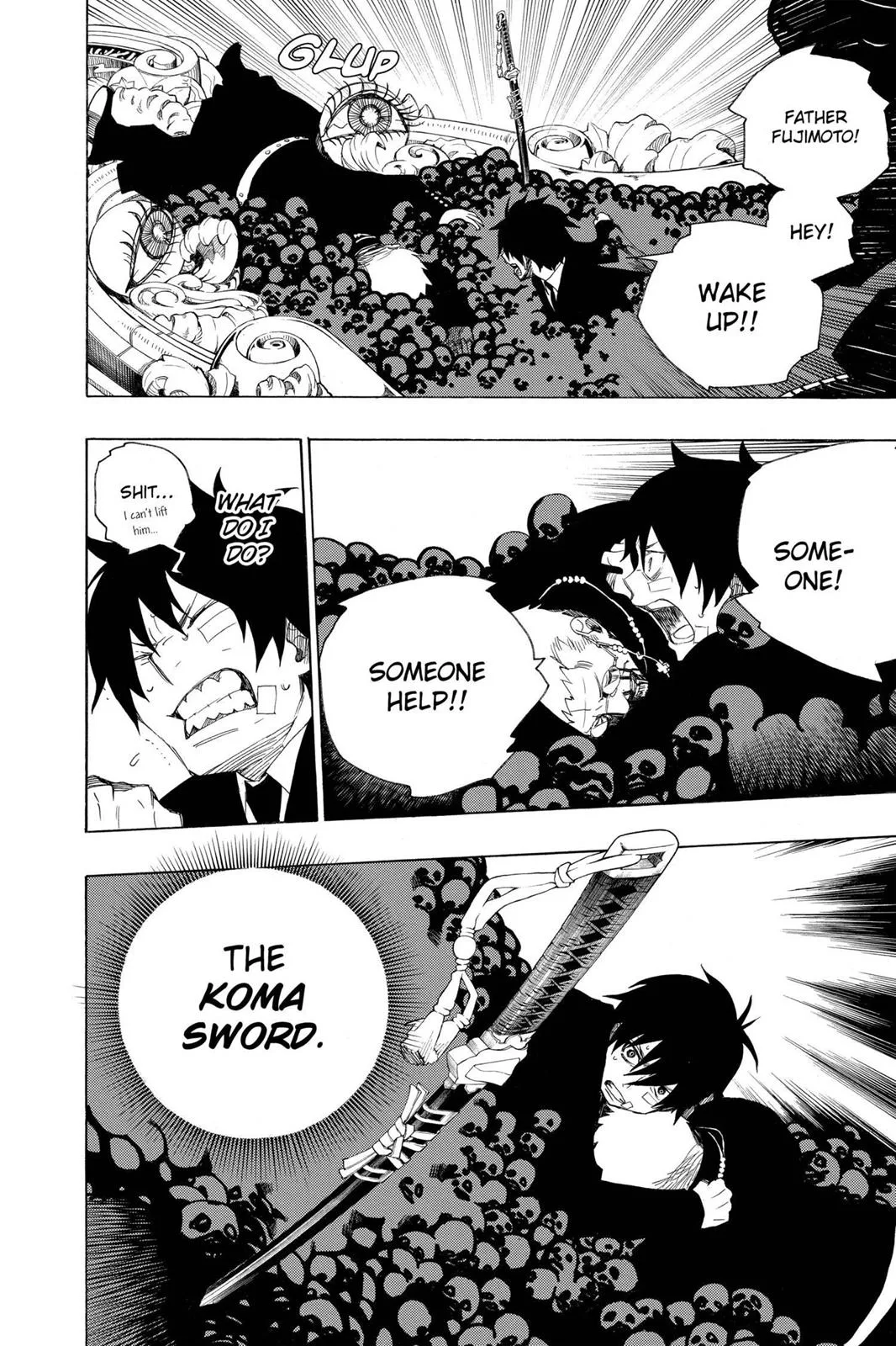 Blue Exorcist, chapter 1, page 55