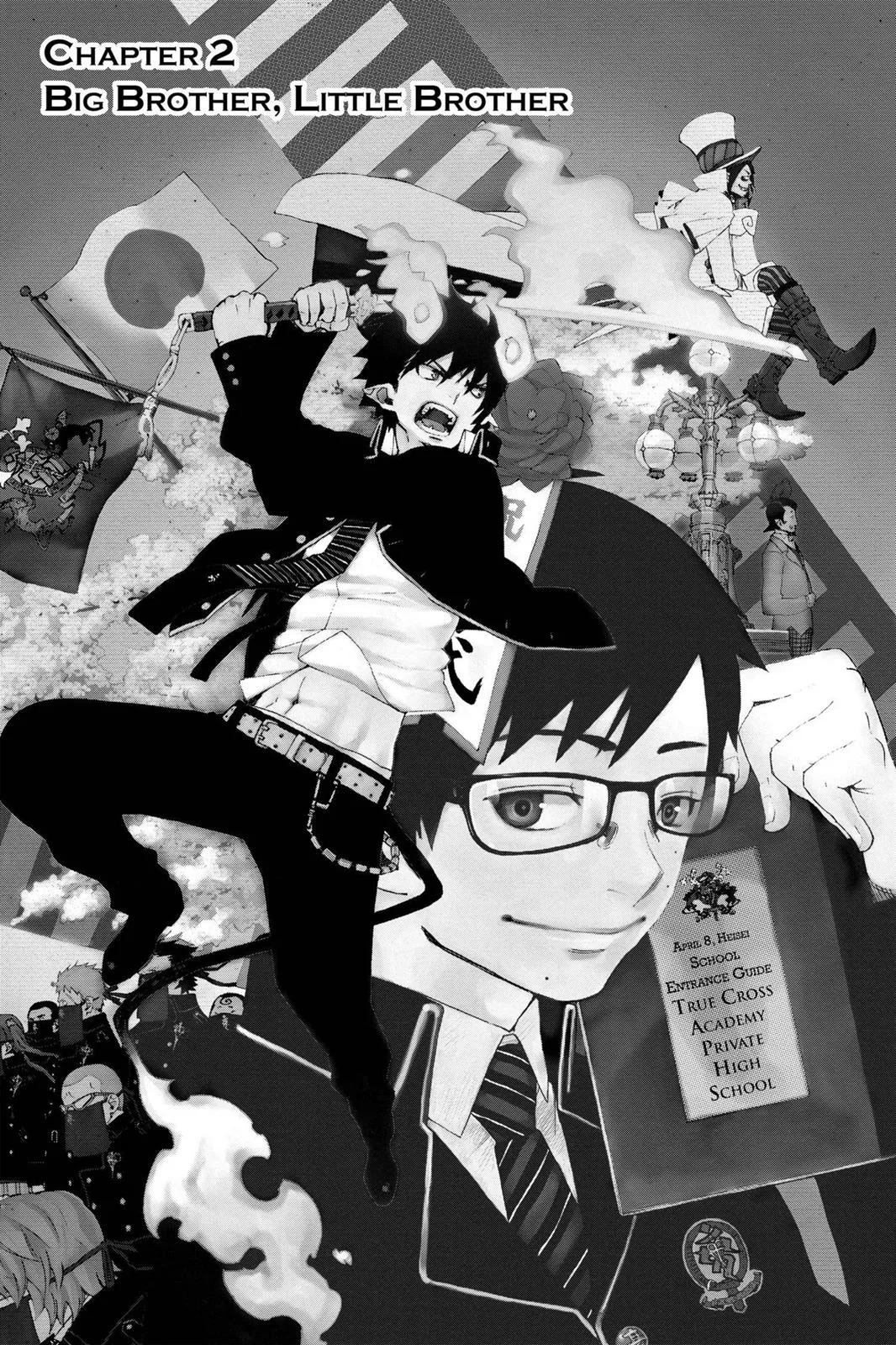 Blue Exorcist, chapter 2, page 1