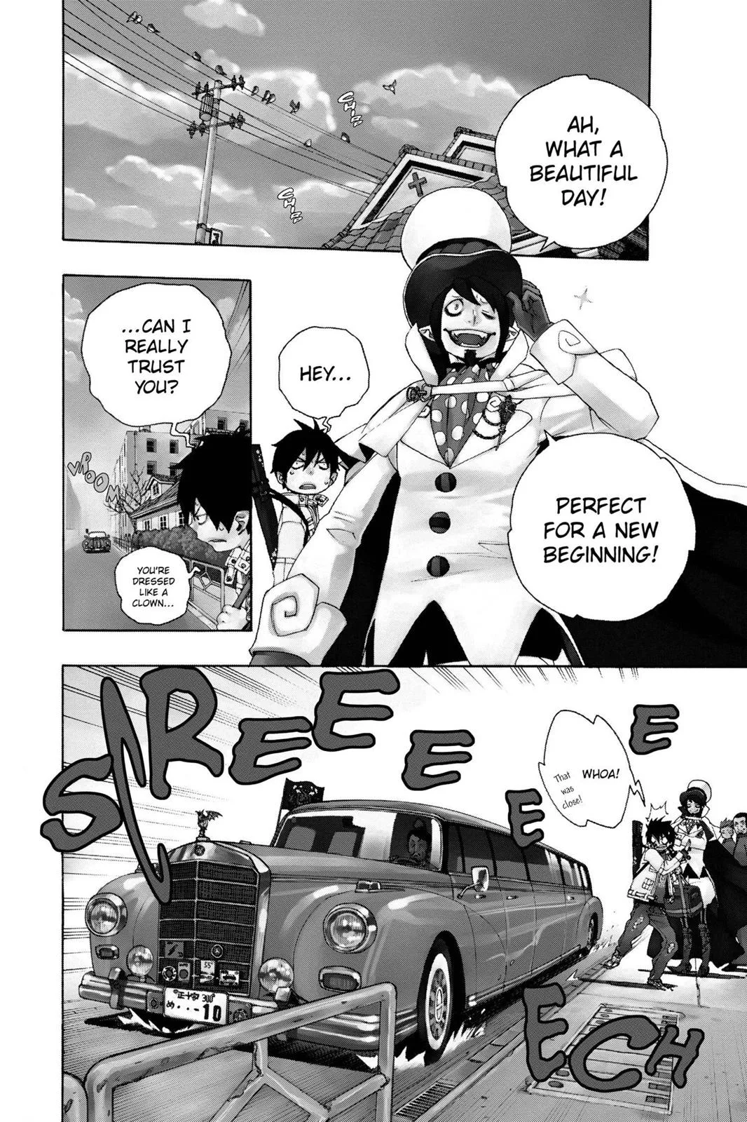 Blue Exorcist, chapter 2, page 2
