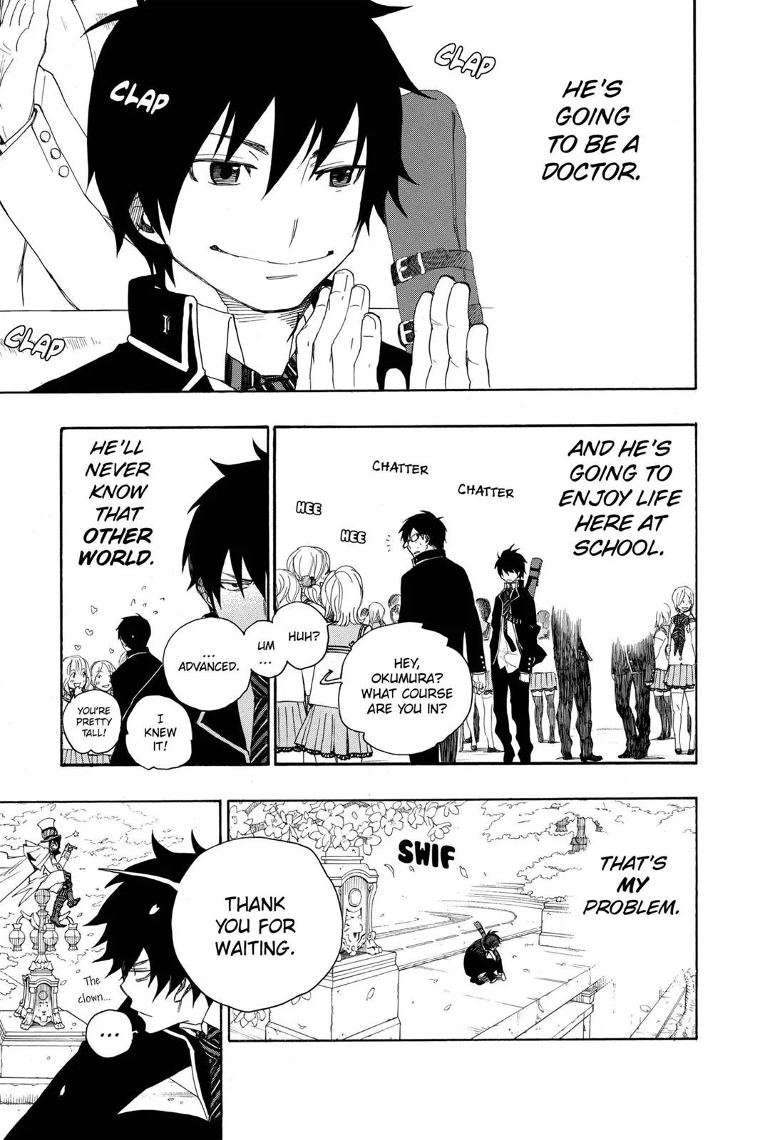 Blue Exorcist, chapter 2, page 12