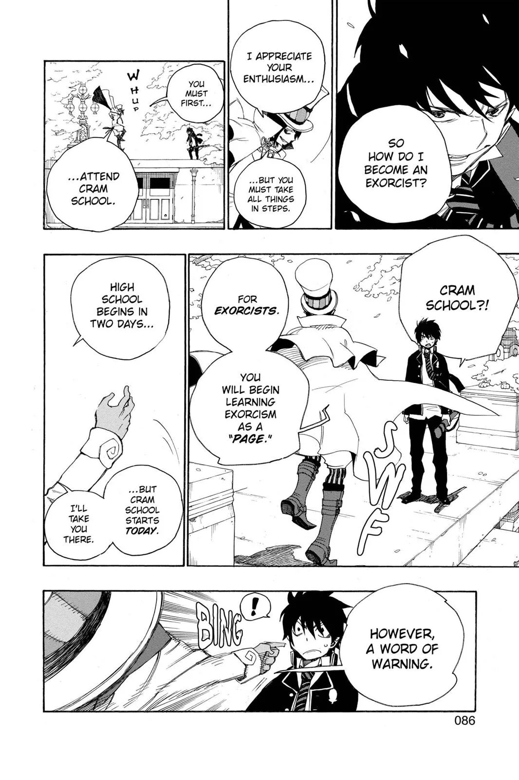 Blue Exorcist, chapter 2, page 13