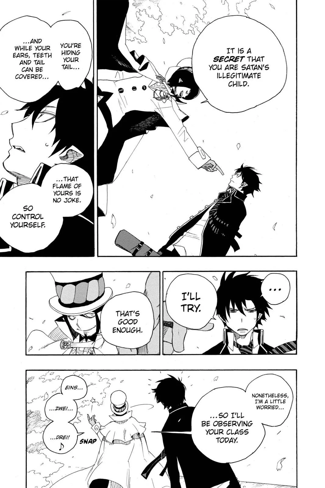 Blue Exorcist, chapter 2, page 14