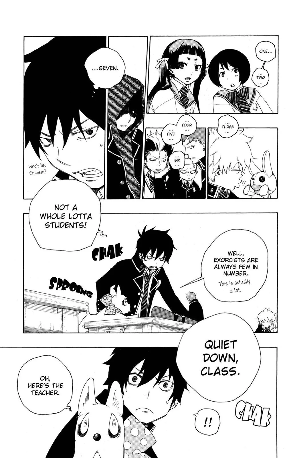 Blue Exorcist, chapter 2, page 18