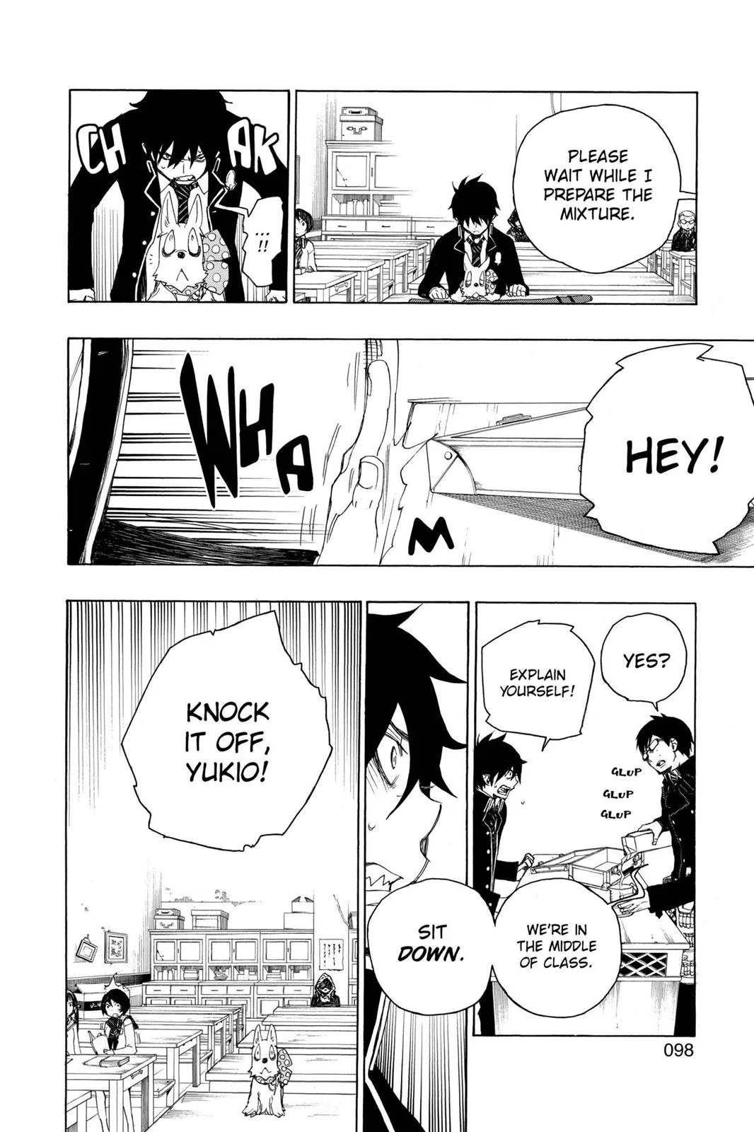 Blue Exorcist, chapter 2, page 25