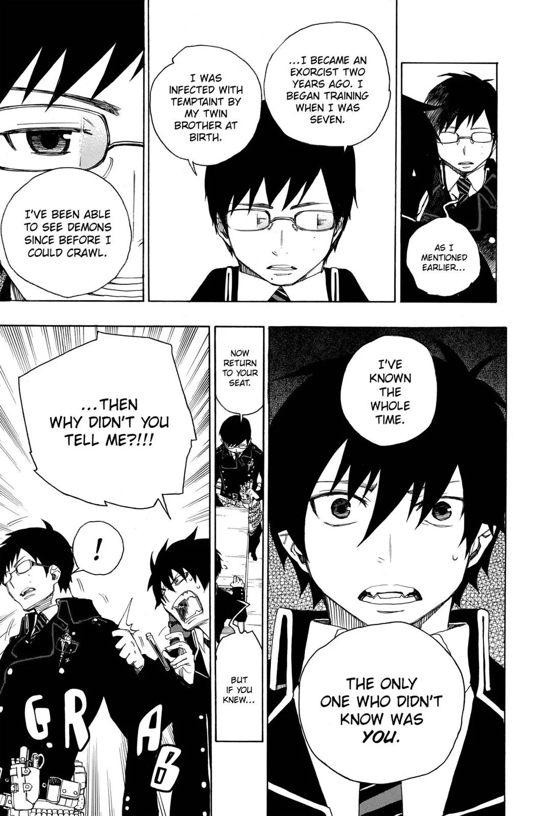 Blue Exorcist, chapter 2, page 26