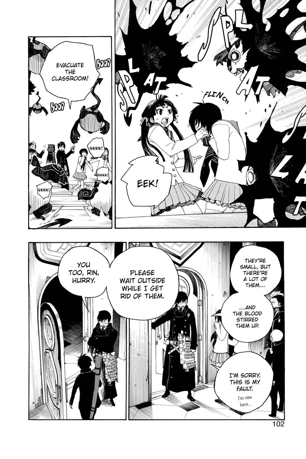 Blue Exorcist, chapter 2, page 29