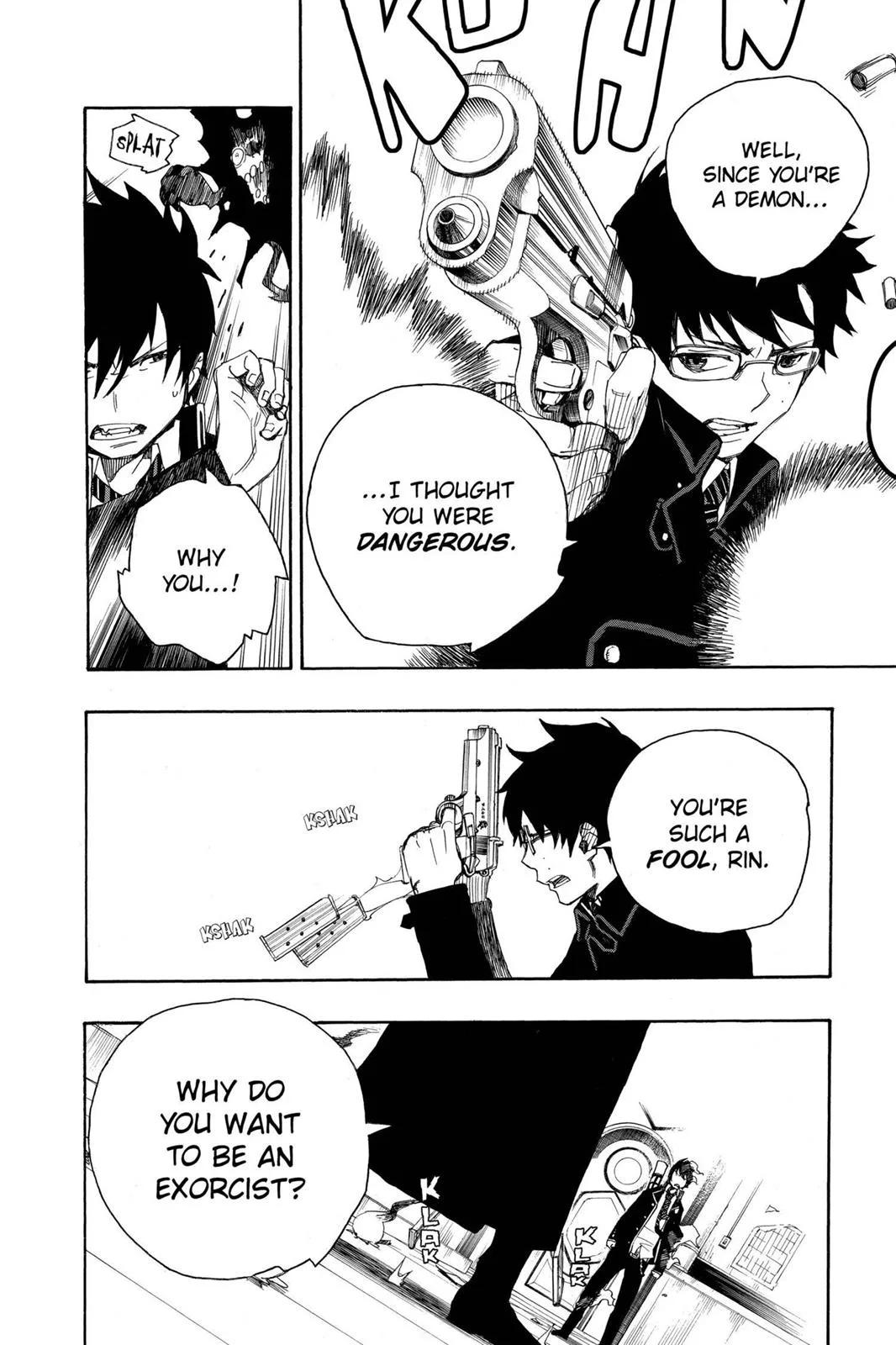 Blue Exorcist, chapter 2, page 33
