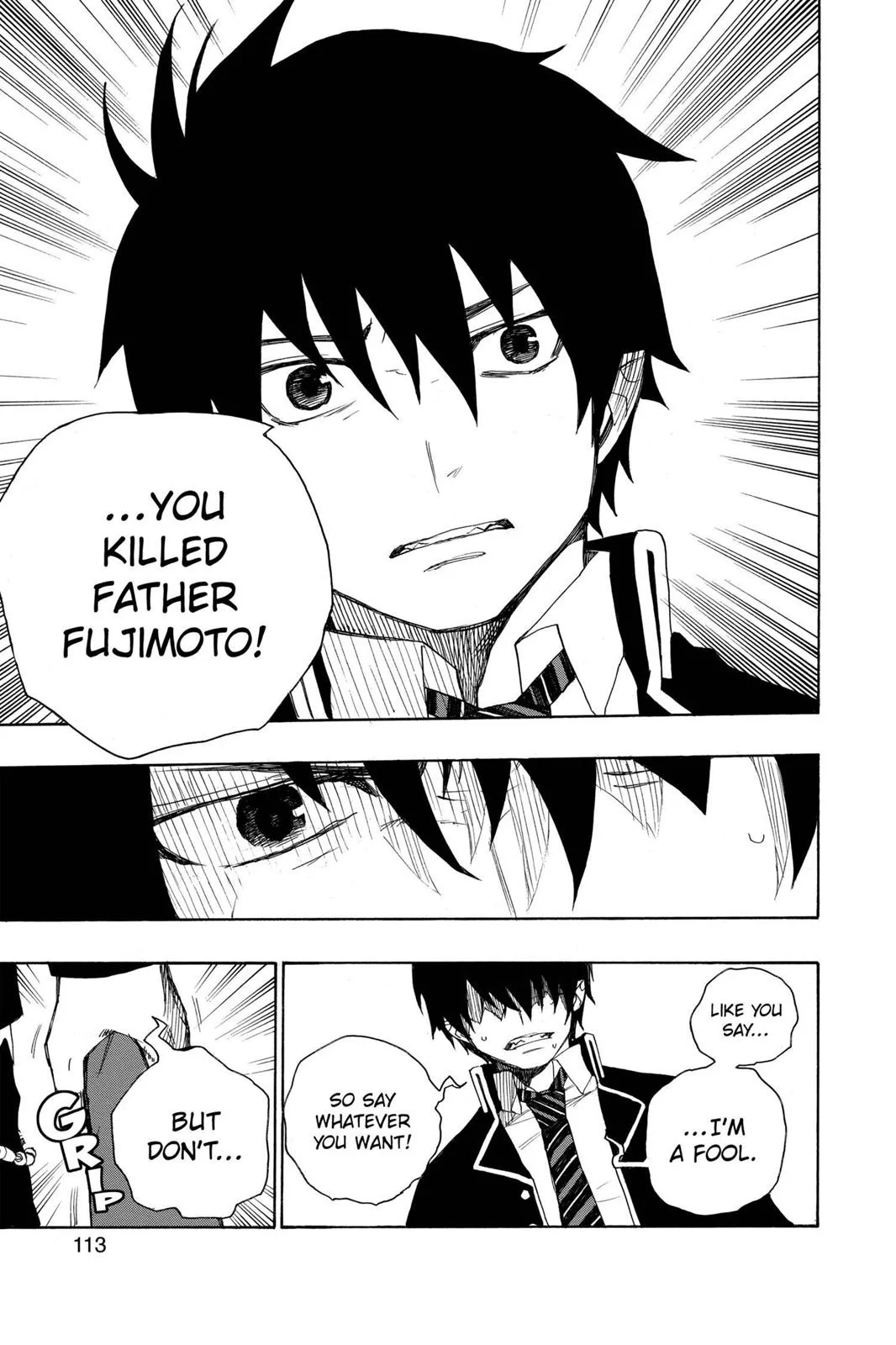 Blue Exorcist, chapter 2, page 40