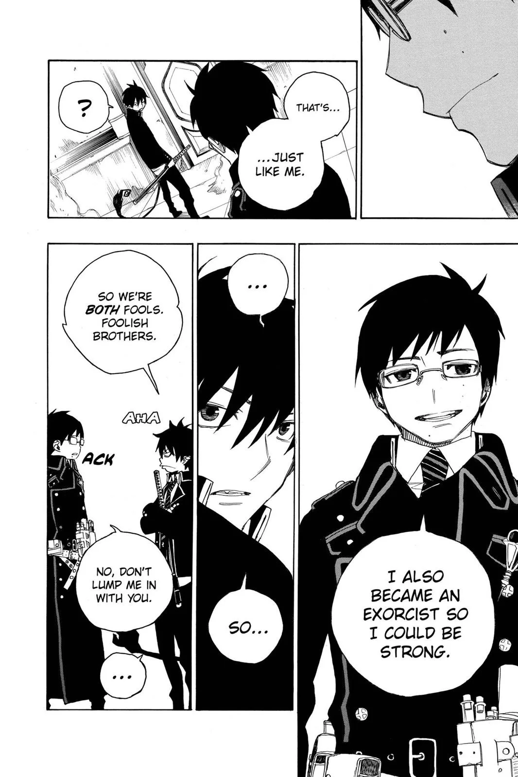 Blue Exorcist, chapter 2, page 47