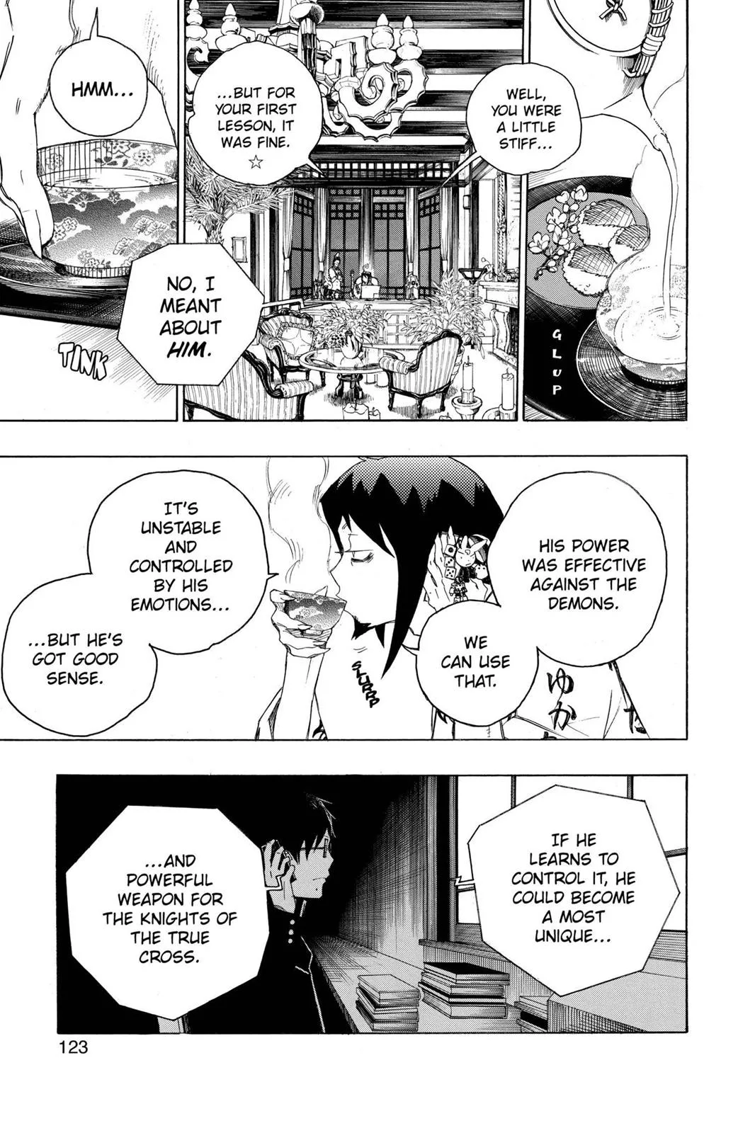 Blue Exorcist, chapter 2, page 50