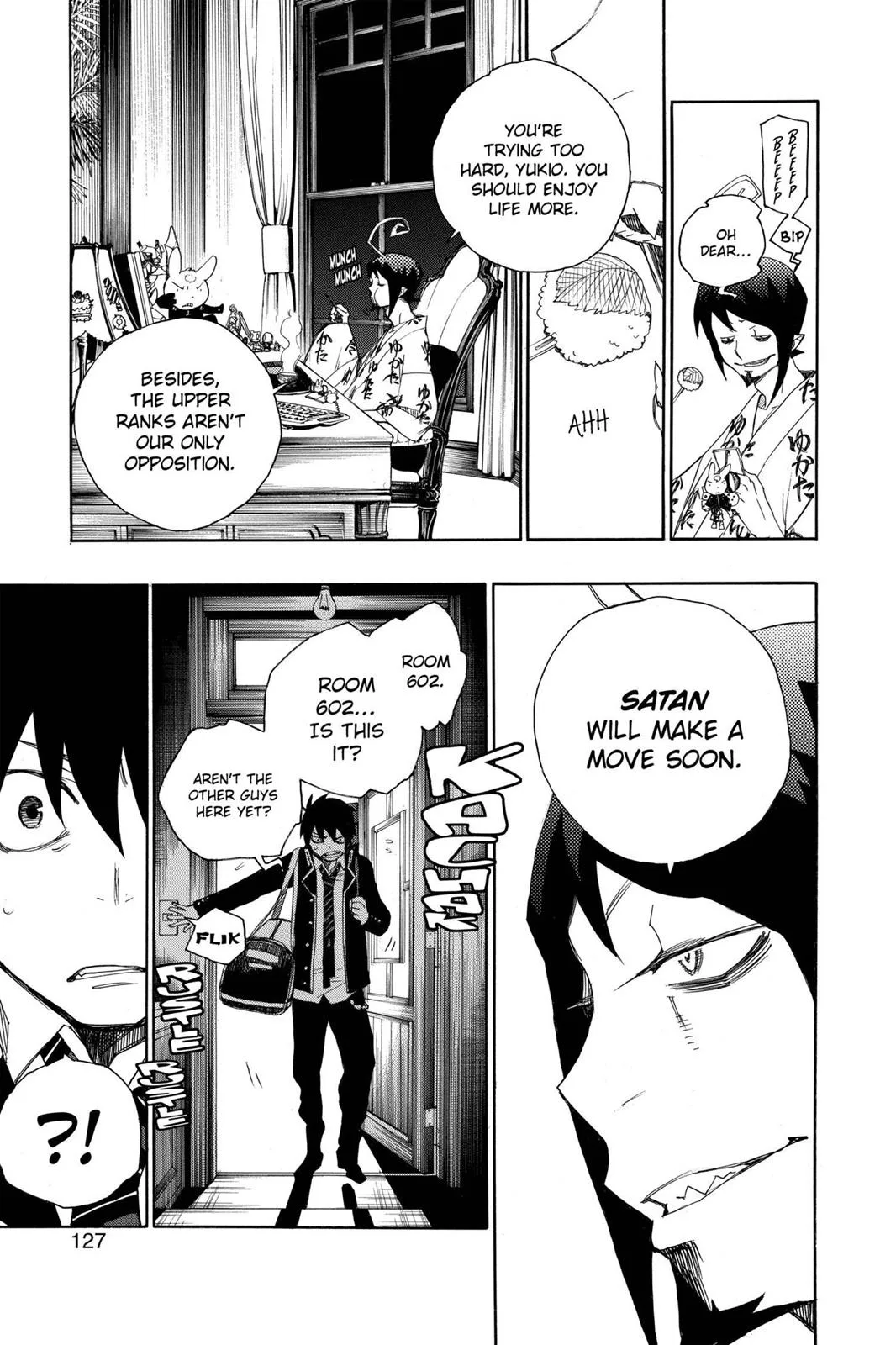 Blue Exorcist, chapter 2, page 54