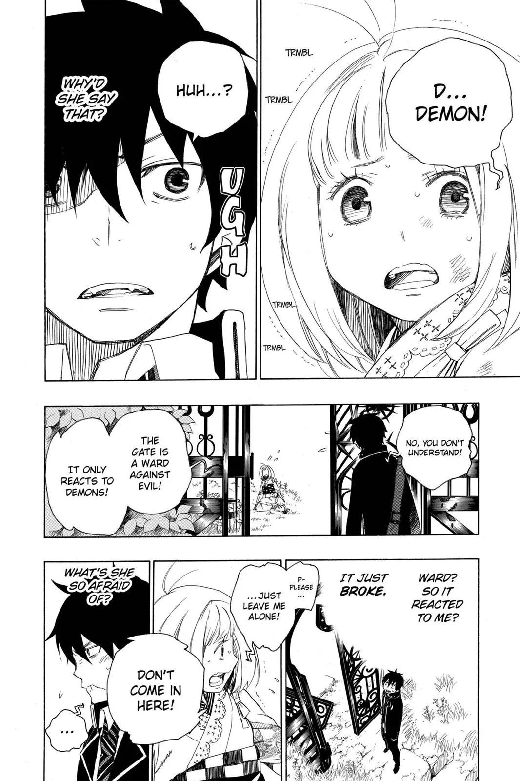 Blue Exorcist, chapter 3, page 12