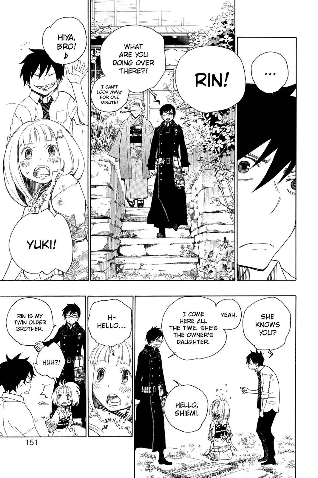 Blue Exorcist, chapter 3, page 21