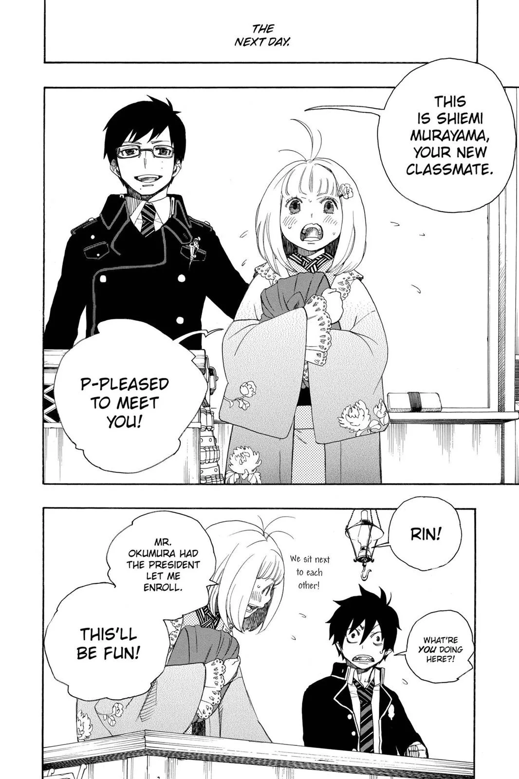 Blue Exorcist, chapter 3, page 50