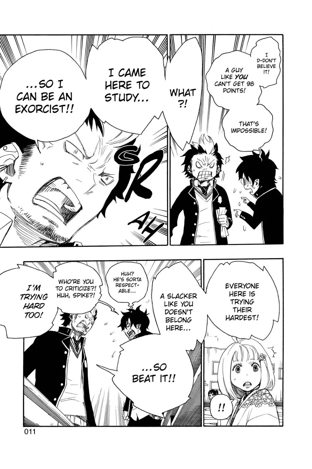 Blue Exorcist, chapter 4, page 12