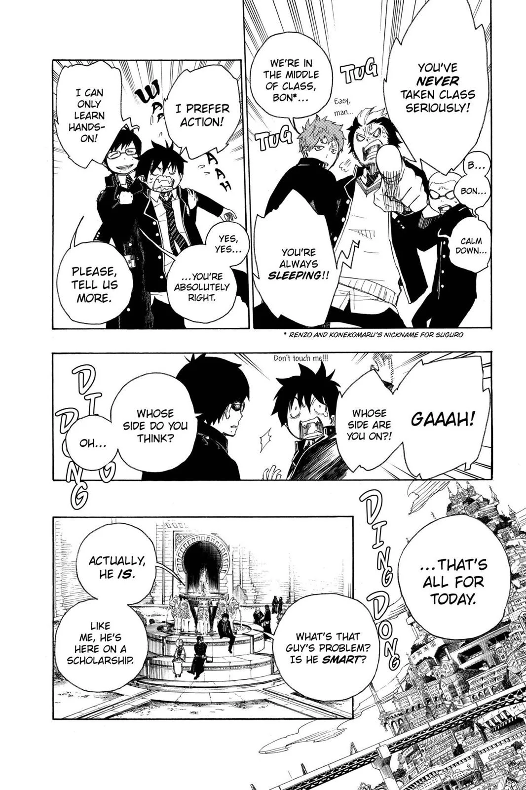 Blue Exorcist, chapter 4, page 13