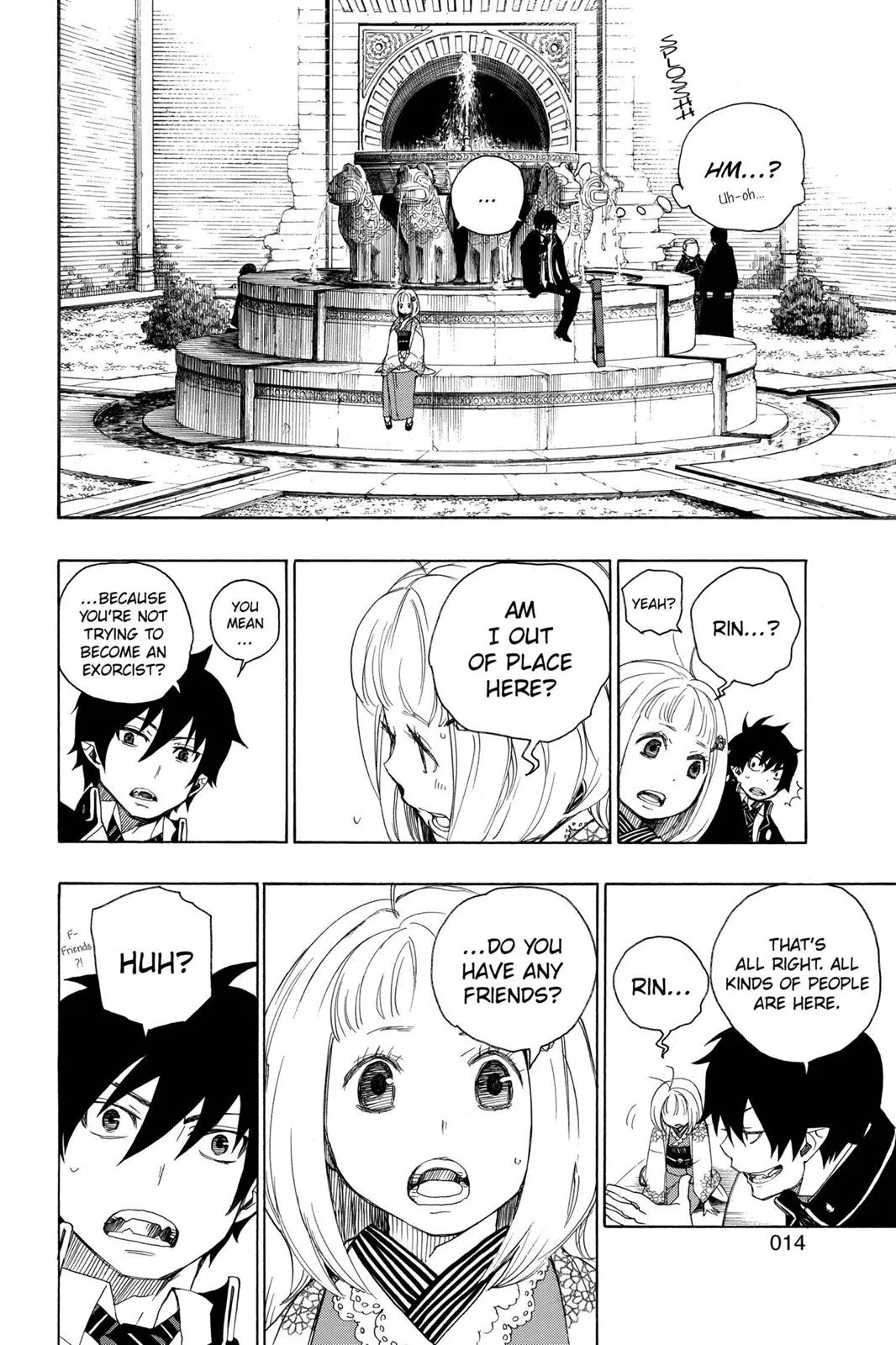 Blue Exorcist, chapter 4, page 15